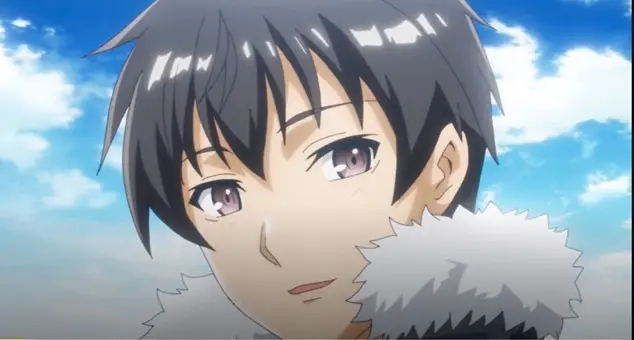 Close-up of Fate Graphite smiling softly against a bright blue sky in Berserk of Gluttony.